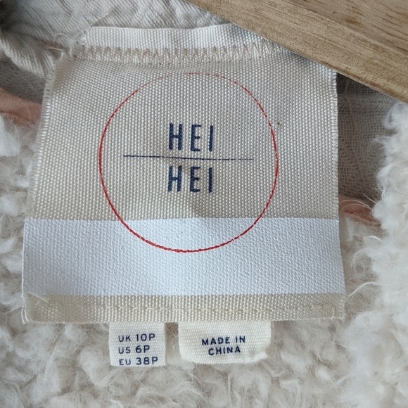 Anthropologie Hei Hei Lunan Anorak Jacket Ivory - Picture 10 of 11